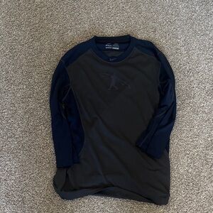 Nike Swingman Men's Navy and Dark Gray 3/4 Sleeve Tee